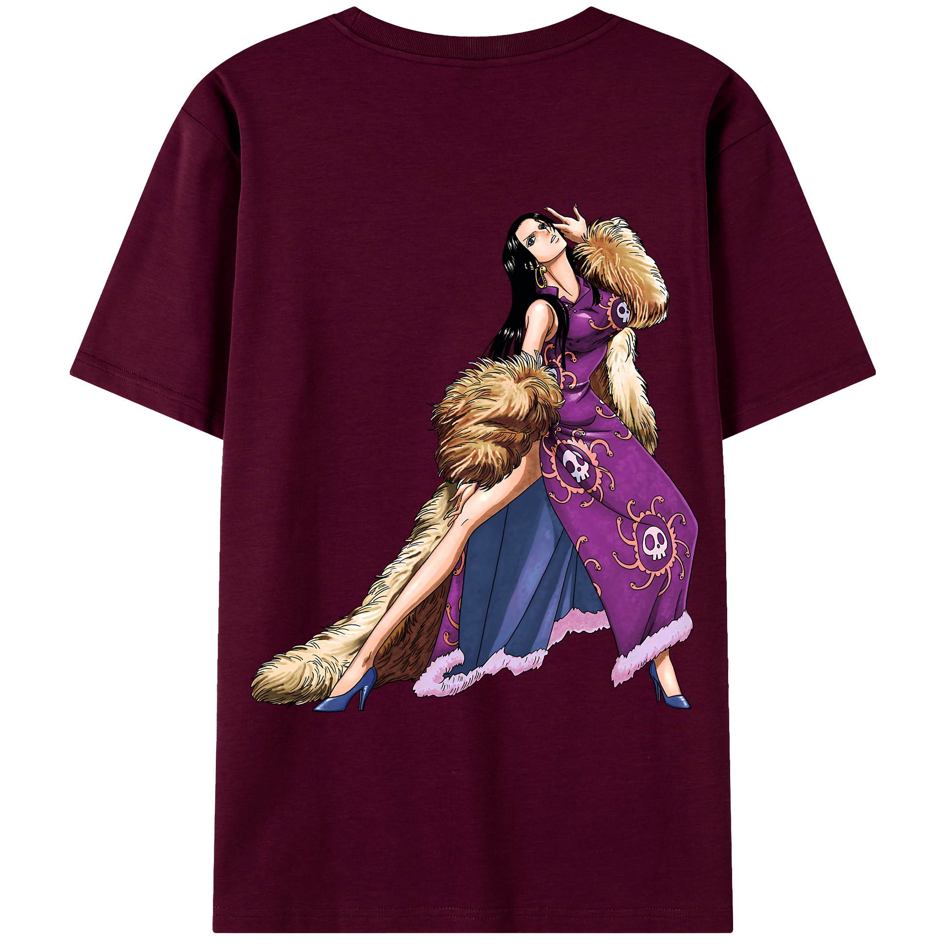 ワンピース ボア・ハンコック ONE PIECE Boa·Hancock レディース半袖Tシャツ(バックプリント)